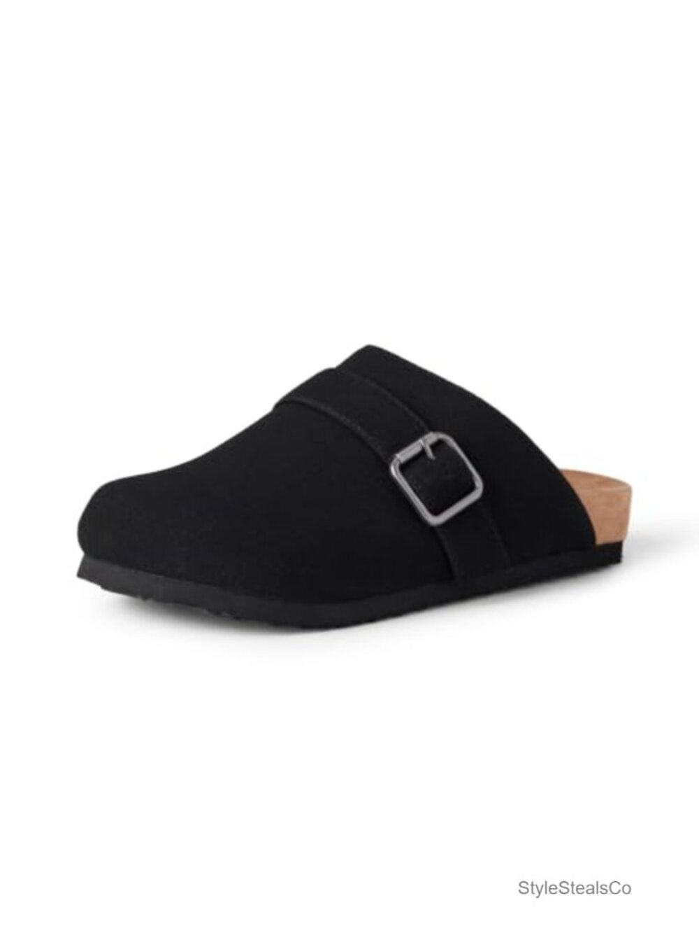 Women's Comfort Clogs with Faux Suede Upper